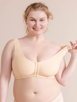 Truecomfy® Cotton Front-Closure Comfort & Sleep Bra