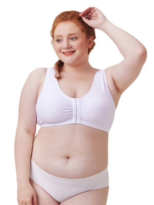 Truecomfy® Cotton Front-Closure Comfort & Sleep Bra