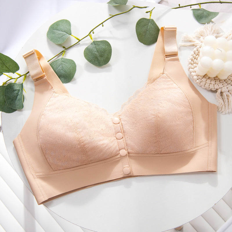 Truecomfy® Front-Closure Comfort Wireless Lace Bra